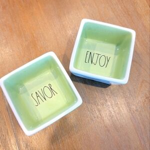 NEW Raw Dunn SAVOR And ENJOY Bowls